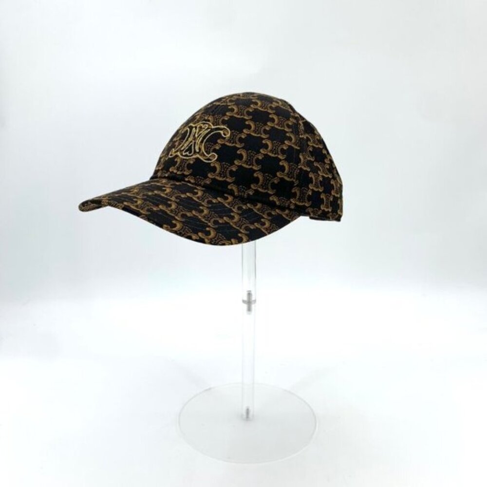 Celine Brown Arc de Triomphe Full-Print Baseball Cap